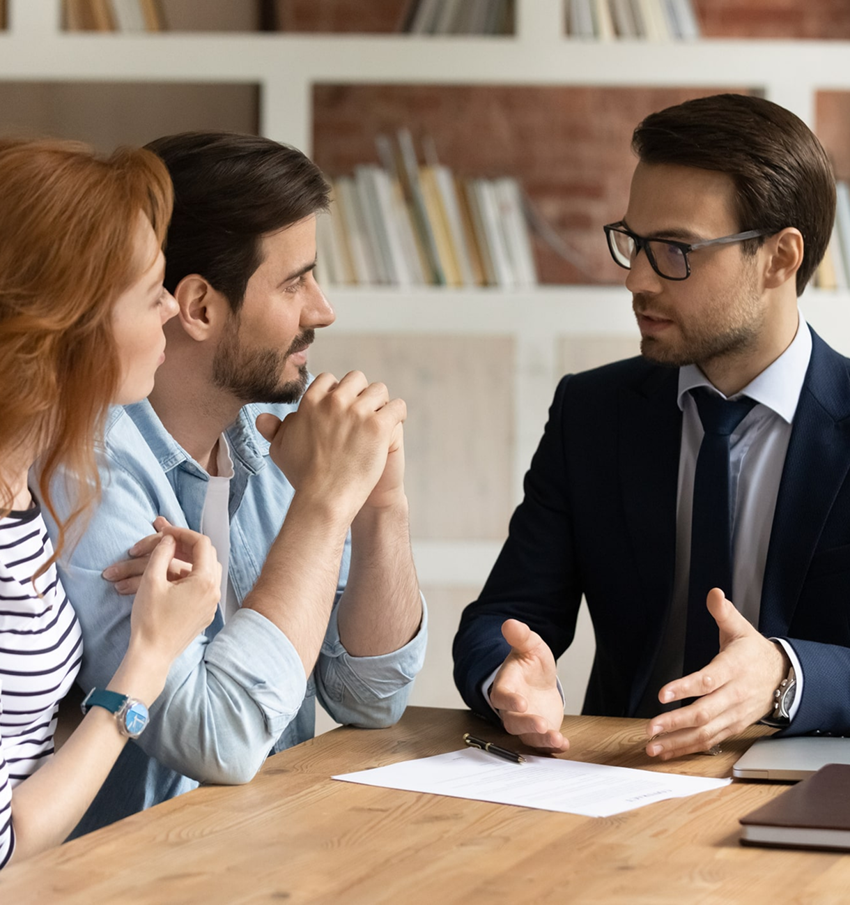 Business consultation with professional advisor